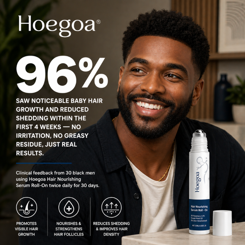 Hair Growth Serum Roll-On– Thicker, Stronger Hair & Reduced Hair Loss
